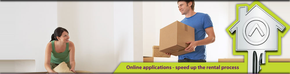 online applications - speed up the rental process